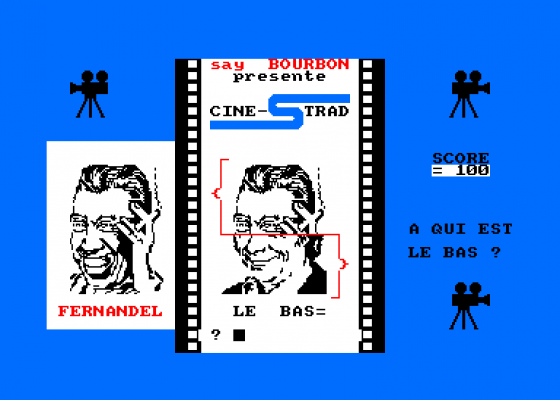 Cine-Strad Screenshot 5 (Amstrad CPC464)