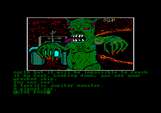 Frankie Crashed On Jupiter Screenshot 5 (Amstrad CPC464)