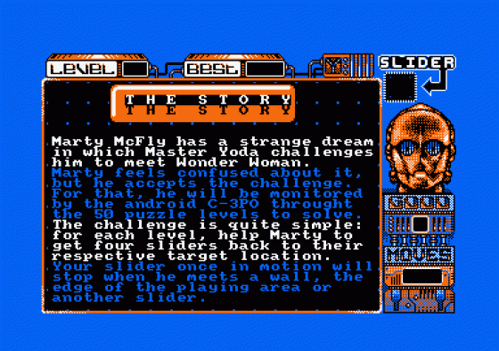 4 To 4 Back To The Future Screenshot 9 (Amstrad CPC464)