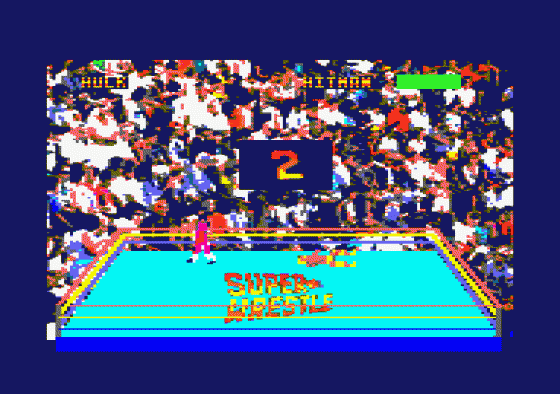 Super Wrestle Screenshot 10 (Amstrad CPC464)