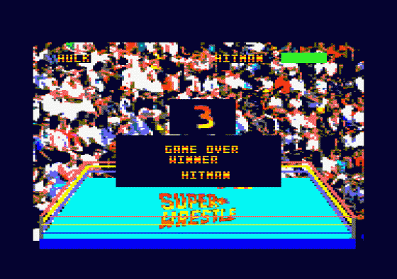 Super Wrestle Screenshot 11 (Amstrad CPC464)