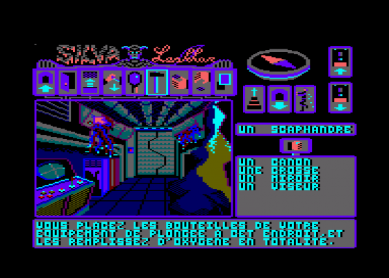 Silva - Le Temple Du Diable Screenshot 5 (Amstrad CPC464)