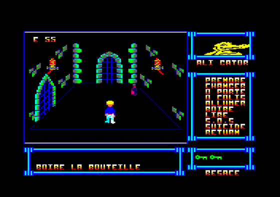 Le Tresor D Ali Gator Screenshot 5 (Amstrad CPC464)