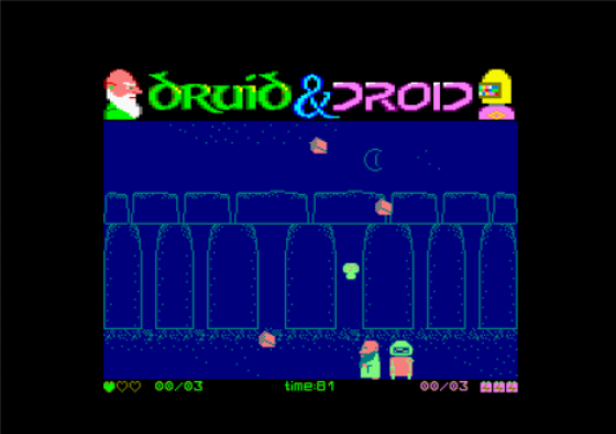 Druid & Droid Screenshot 5 (Amstrad CPC464/664/6128)