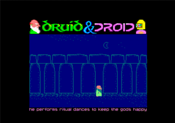 Druid & Droid Screenshot 14 (Amstrad CPC464/664/6128)