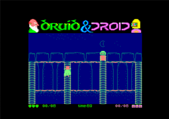 Druid & Droid Screenshot 28 (Amstrad CPC464/664/6128)