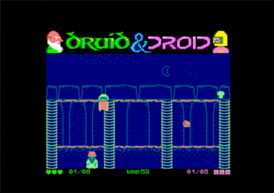 Druid & Droid Screenshot 29 (Amstrad CPC464/664/6128)