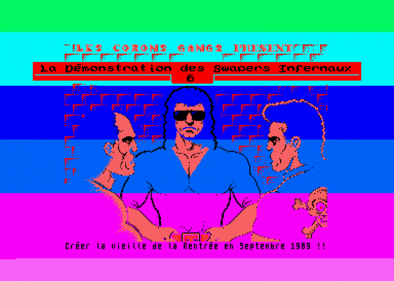 La Demonstration Des Swapers Infernaux 06 Screenshot 1 (Amstrad CPC464)