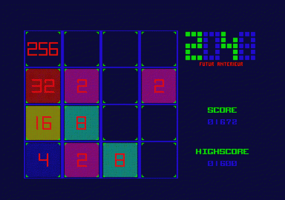 2048 Screenshot 6 (Amstrad CPC464)