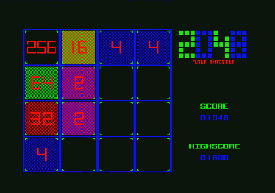 2048 Screenshot 7 (Amstrad CPC464)