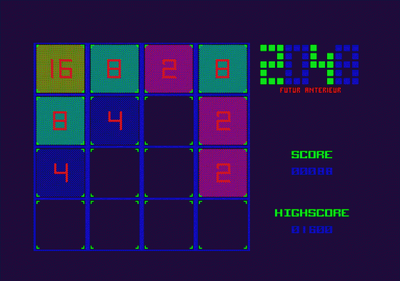 2048 Screenshot 14 (Amstrad CPC464)