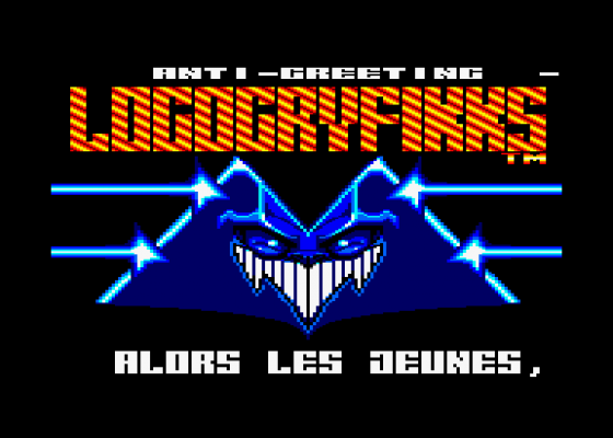 Logogryfikks 2 Screenshot 1 (Amstrad CPC464)