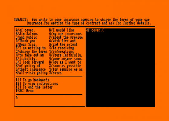 Downtown Hero Screenshot 5 (Amstrad CPC464)