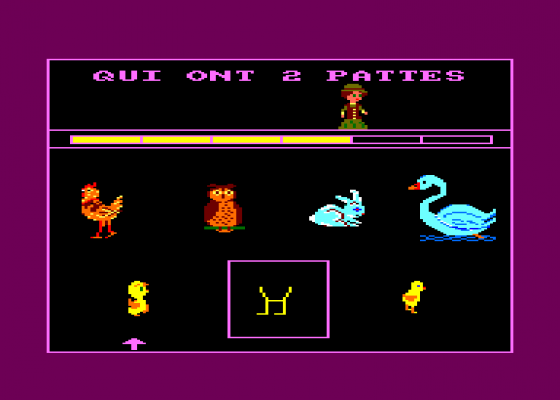 Denver - Je Decouvre Les Animaux Screenshot 5 (Amstrad CPC464)