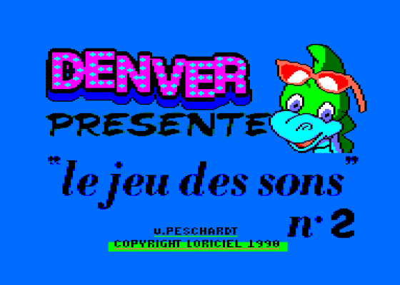 Denver - Le Jeu Des Sons