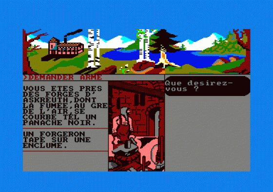 Han D'Islande Screenshot 5 (Amstrad CPC464)