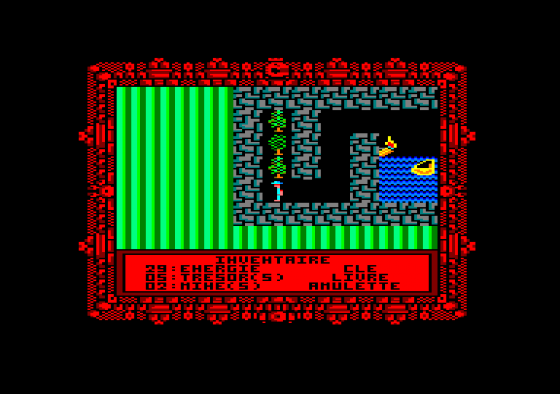 Le Secret Du Tombeau Screenshot 5 (Amstrad CPC464)