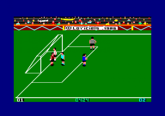 Marius Tresor Foot Screenshot 5 (Amstrad CPC464)