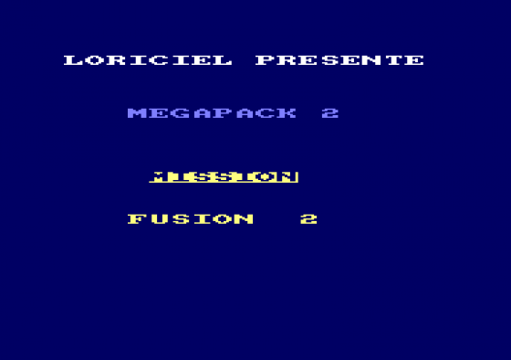 Megapack 2 Screenshot 1 (Amstrad CPC464)