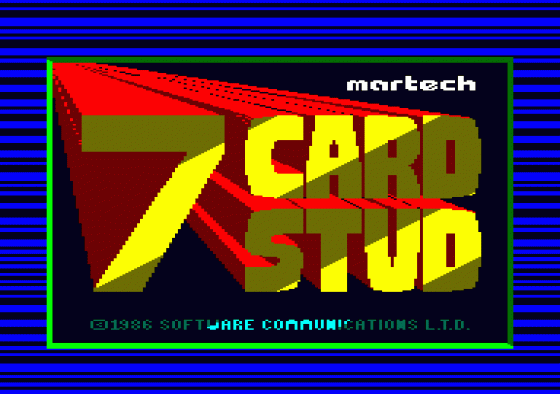 Double Pack Samantha Fox Plus 7 Card Stud Screenshot 1 (Amstrad CPC464)