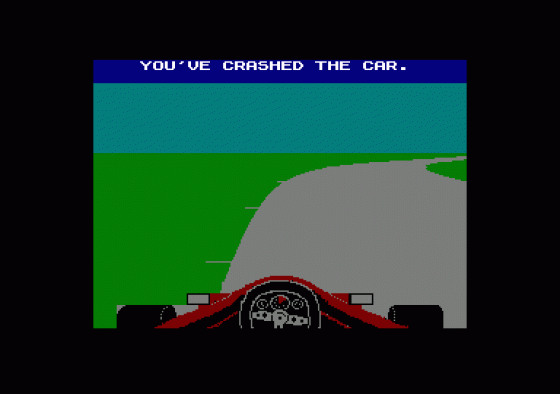 Formula 1 Simulator Screenshot 8 (Amstrad CPC464)