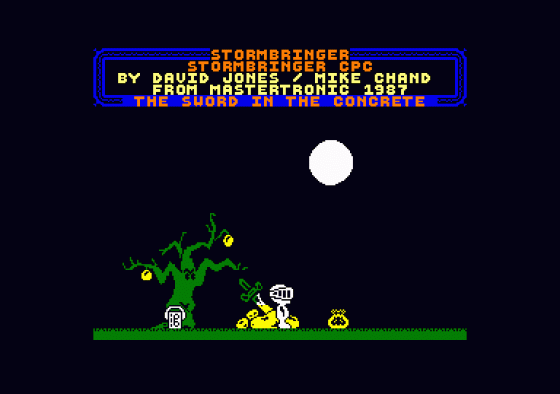 Stormbringer Screenshot 8 (Amstrad CPC464)