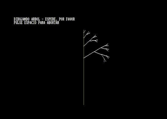 Arboles Screenshot 1 (Amstrad CPC464)