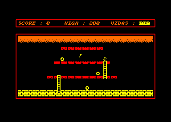 Urggg Screenshot 1 (Amstrad CPC464)