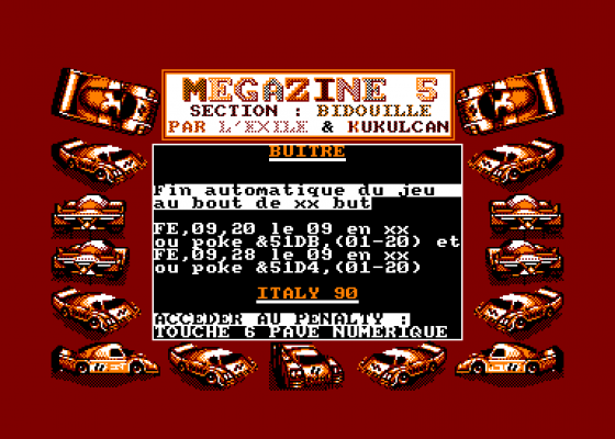 Megazine Section Bidouille Compilation 1 Screenshot 5 (Amstrad CPC464)