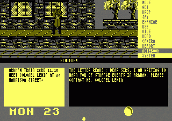 The Mystery Of Arkham Manor Screenshot 6 (Amstrad CPC464)