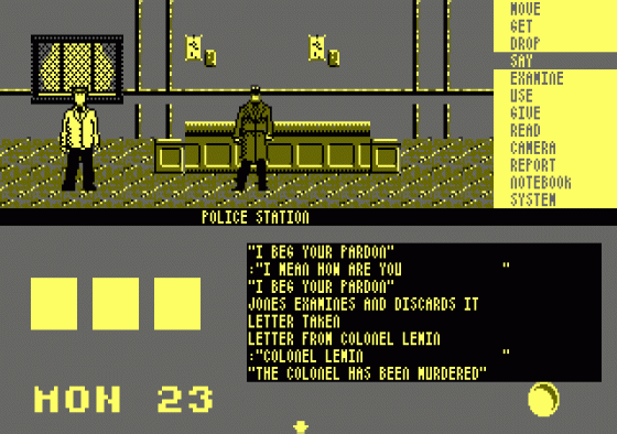 The Mystery Of Arkham Manor Screenshot 9 (Amstrad CPC464)