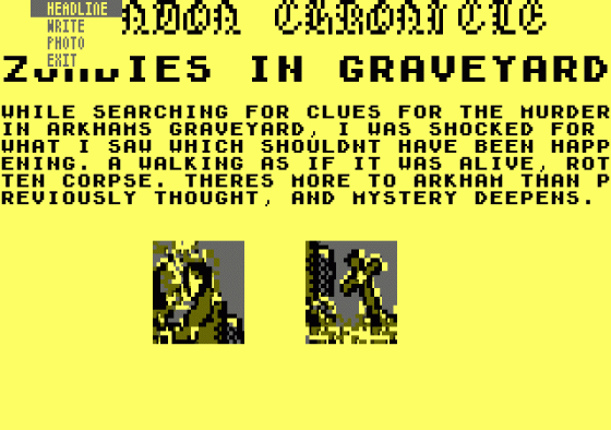 The Mystery Of Arkham Manor Screenshot 12 (Amstrad CPC464)