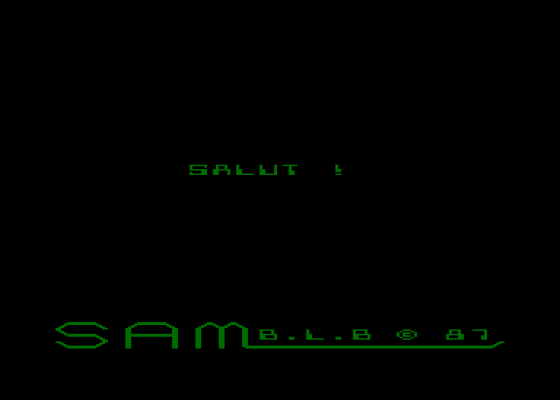 S.A.M Screenshot 5 (Amstrad CPC464)