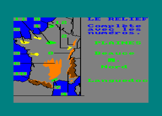 Geo-Primaire Screenshot 5 (Amstrad CPC464)