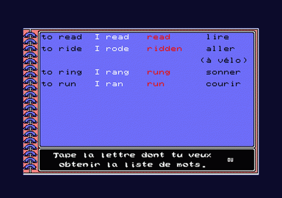 Anglais 6 5 Screenshot 5 (Amstrad CPC464)