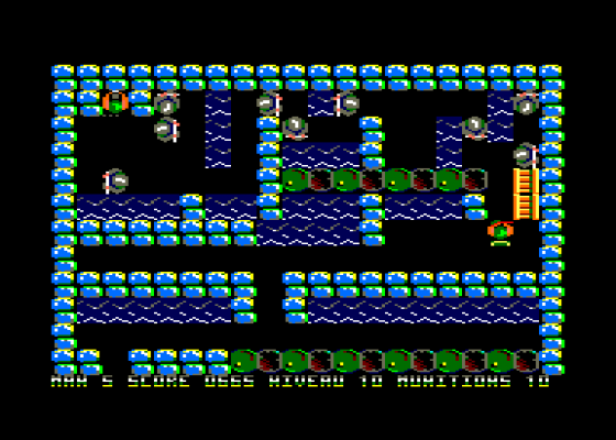 Romba Ou Le Guerrier De L'Impossible Screenshot 5 (Amstrad CPC464)