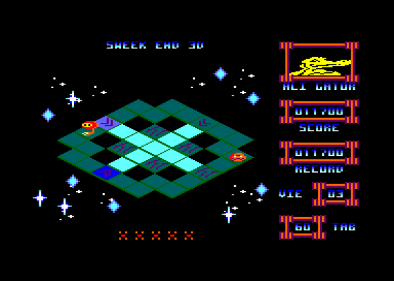 Sweek End 3D Screenshot 5 (Amstrad CPC464)