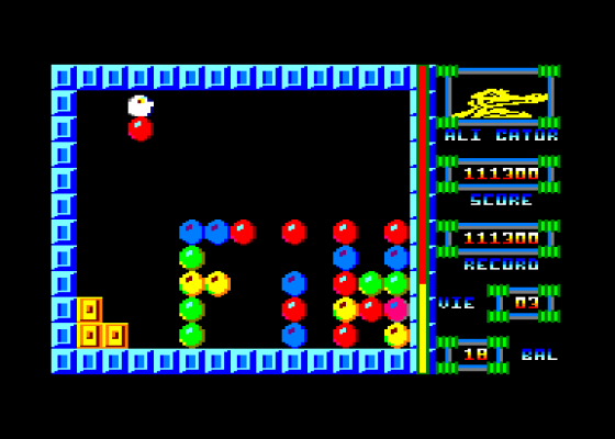 Balling Screenshot 5 (Amstrad CPC464)