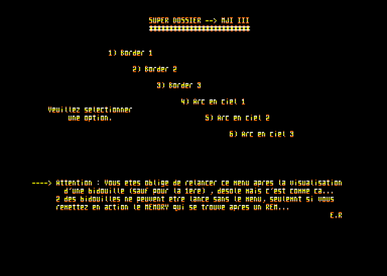 Mini Journal Informatique 3 Screenshot 5 (Amstrad CPC464)