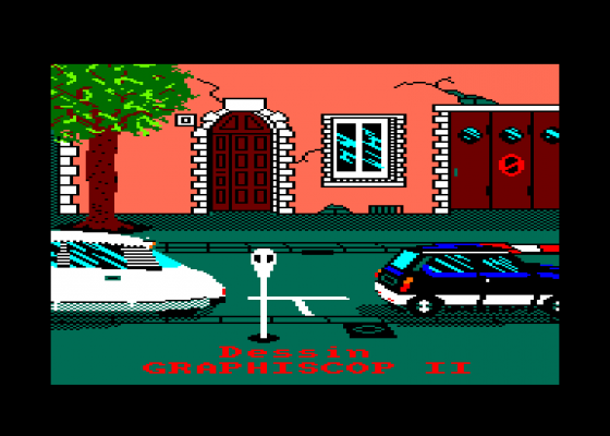 Graphiscop II Screenshot 5 (Amstrad CPC464)