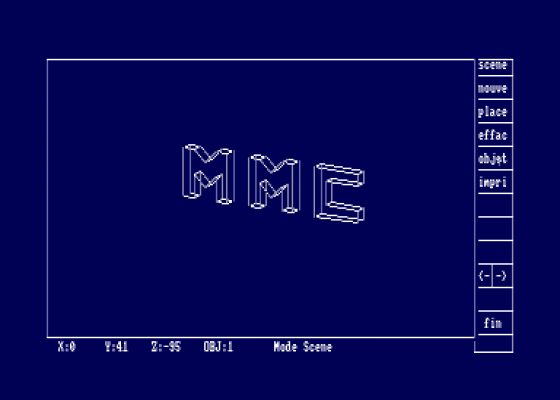 Vectoria 3D v1.2 Screenshot 5 (Amstrad CPC464)