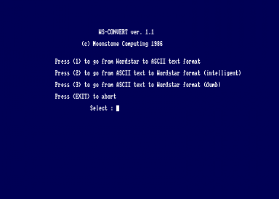 2in1 Screenshot 1 (Amstrad CPC464)