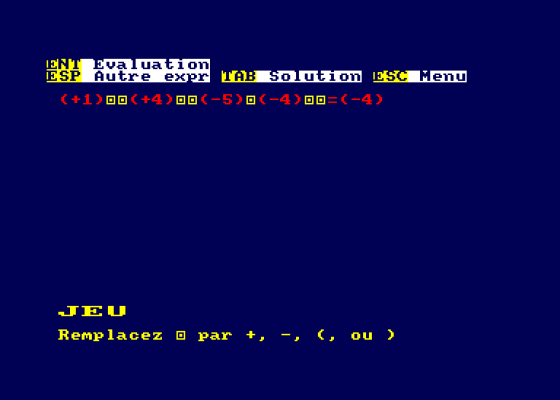 Mathematiques 6e-5e Screenshot 5 (Amstrad CPC464)