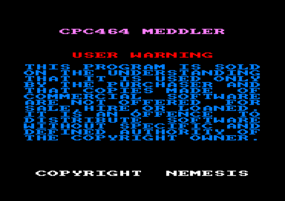 Cpc464 Meddler