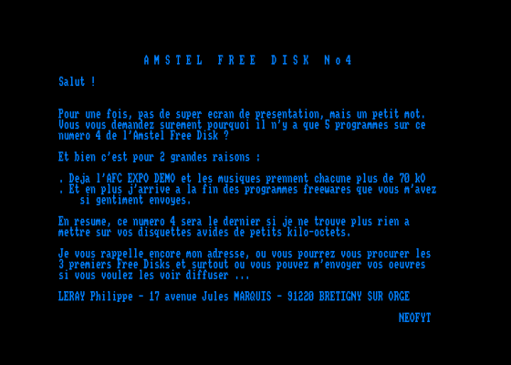 Amstel Free Disk 4
