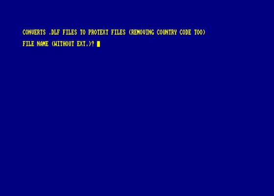 Demolist Gamelist Proglist Screenshot 5 (Amstrad CPC464)