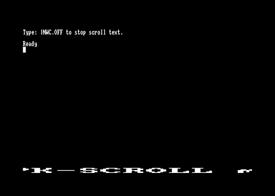 PK-Scroll Screenshot 1 (Amstrad CPC464)