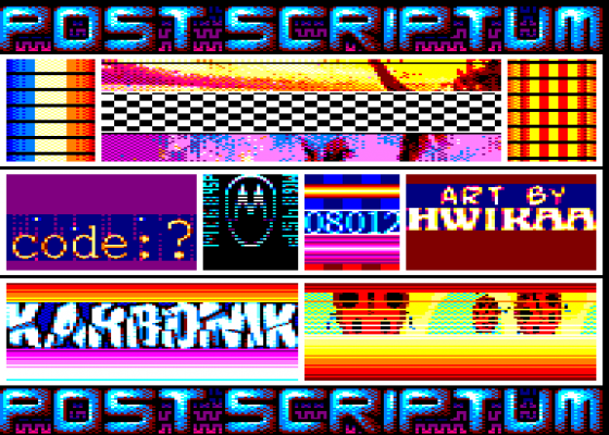 Postscriptum Screenshot 5 (Amstrad CPC464)