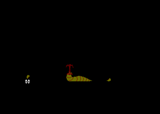 Farting Worm Screenshot 5 (Amstrad CPC464)