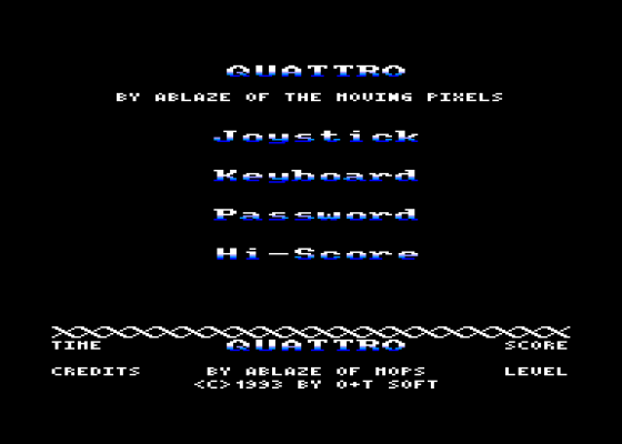 Quattro Screenshot 1 (Amstrad CPC464)